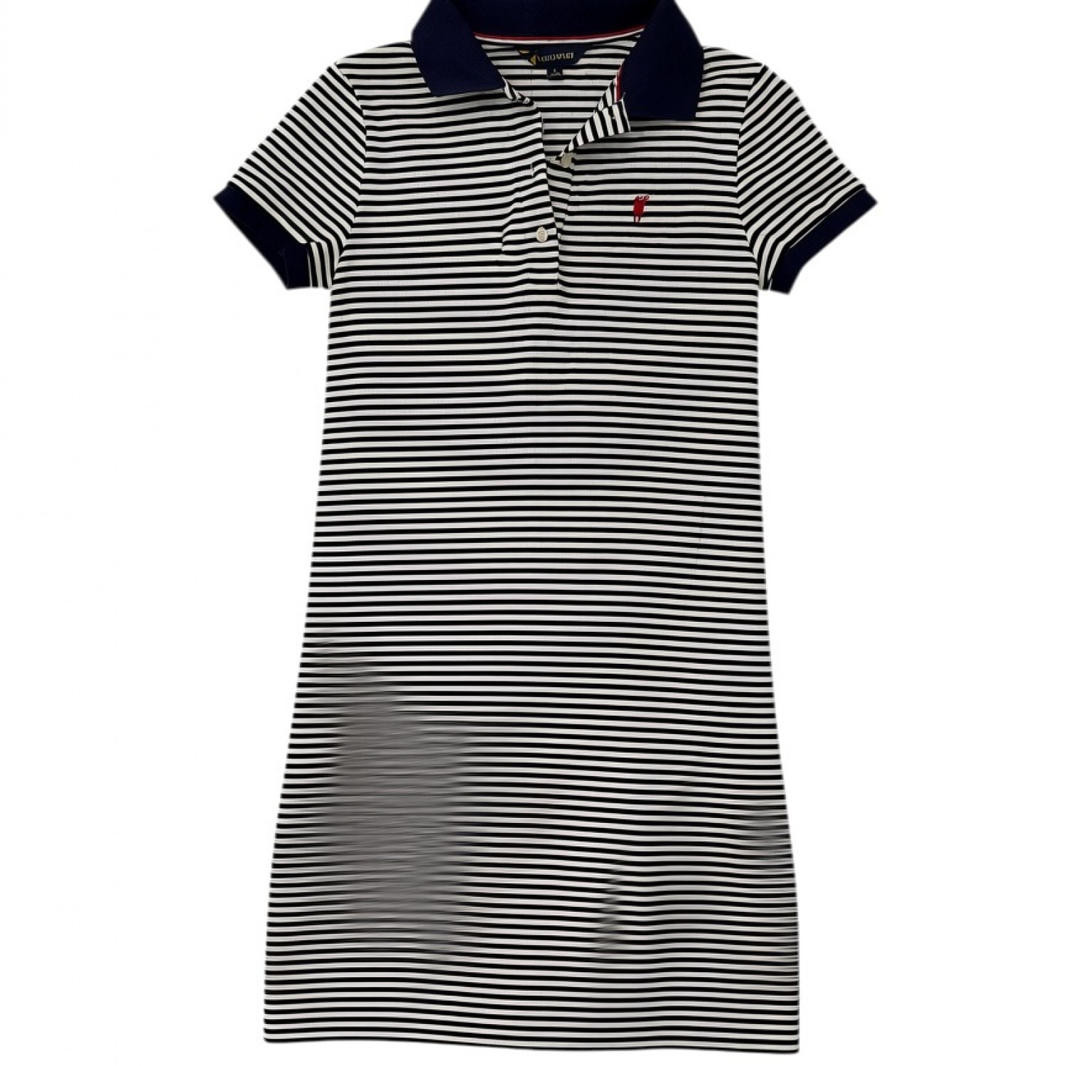 Women Striped Polo Dress – Classic Preppy Style / Pre-Owned